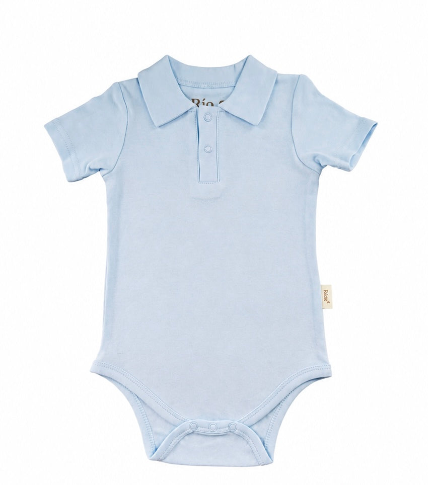 Bundle deal - polo romper + little farm hydrofiele doek