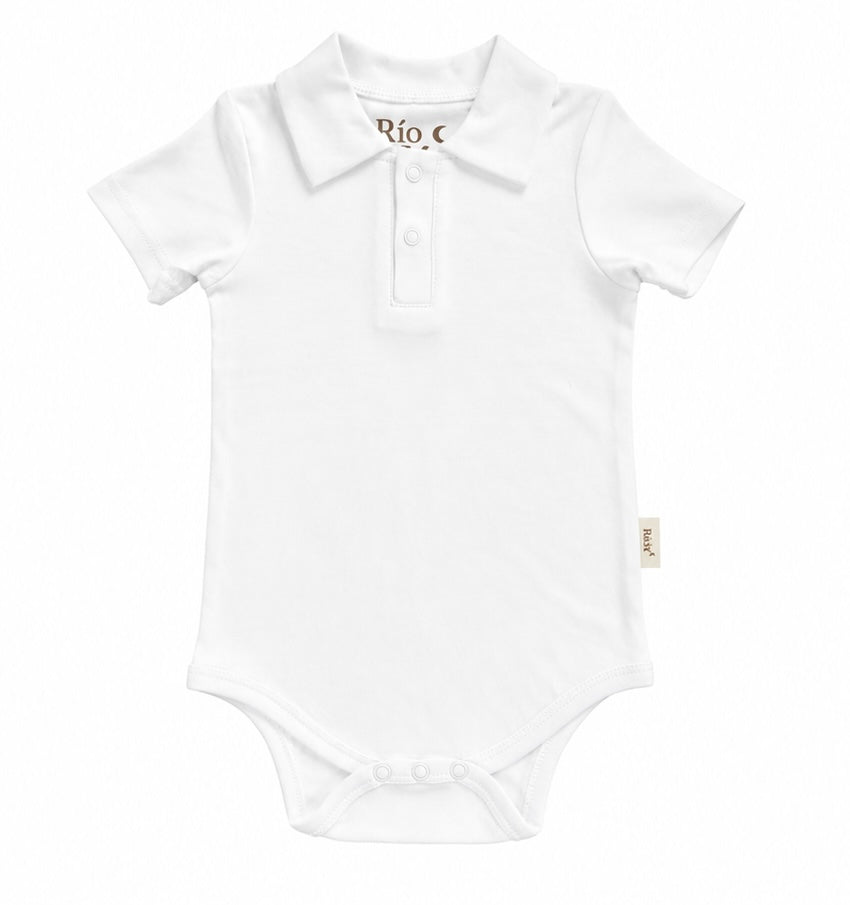 Bundle deal - polo romper + little farm hydrofiele doek