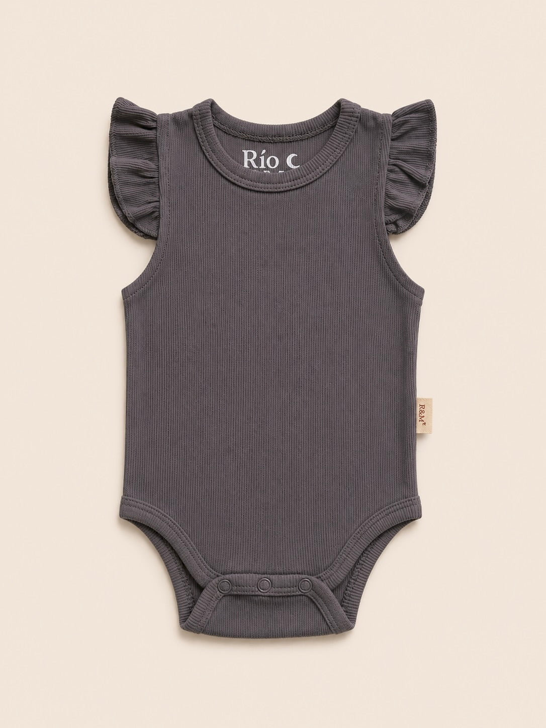 Romper met ruffles – 100% katoen