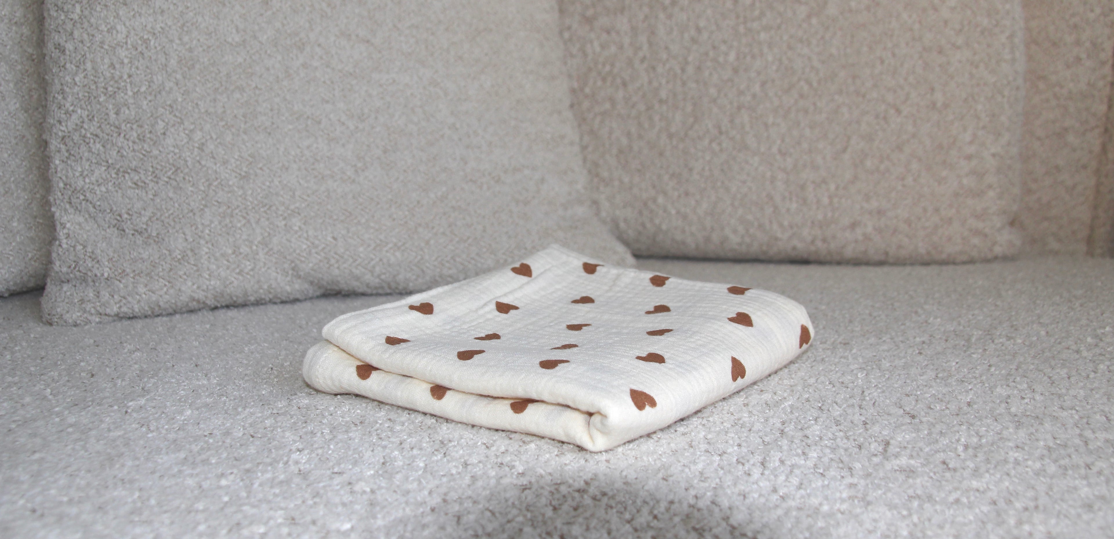 Hydrofiele doek hartjes